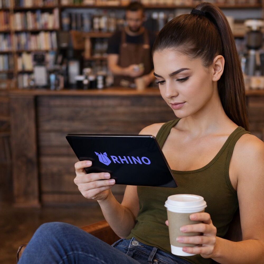 RHINO T8 Tablet 8" Android WiFi Touchscreen HD Display – Lightweight 32GB